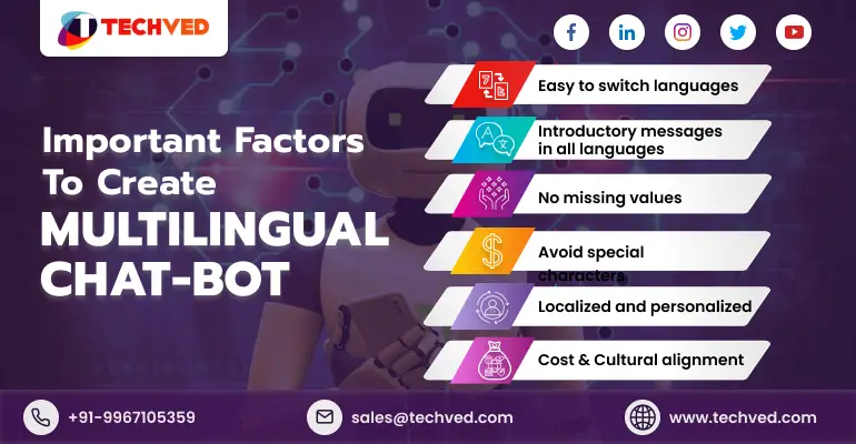 Factors to Build Multilingual Chatbot